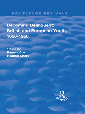 cover image of Becoming Delinquent